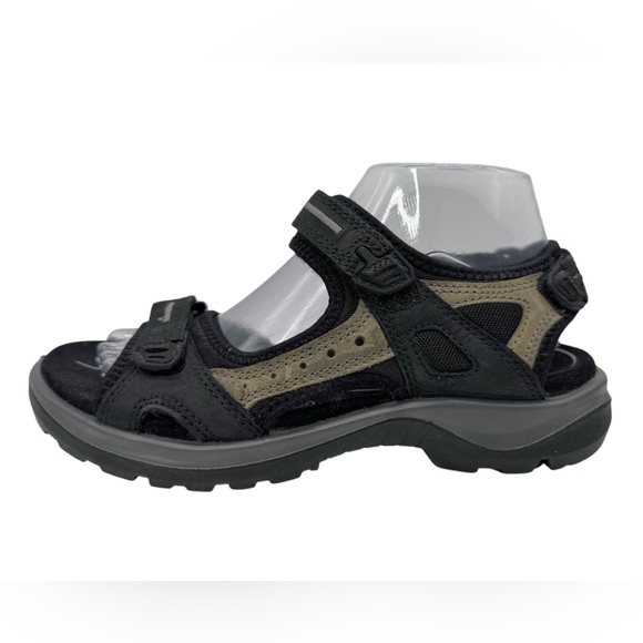 ECCO Womens Offroad Yucatan Sandal Black & Beige Size EU 39 - US 8/8.5 - Picture 8 of 14